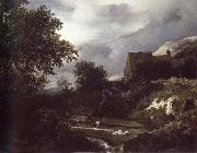 Bleaching Ground in a hollow by a cottage Jacob van Ruisdael